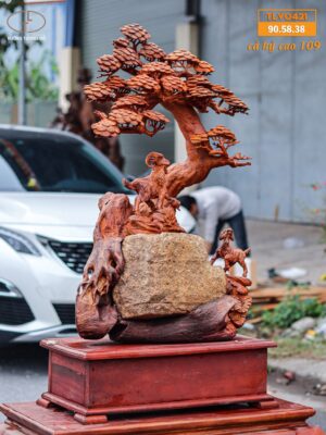 Tam Dương Khai Thái Ôm Đá Gỗ Hương