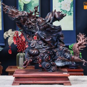 Đạt Ma Hàng Long Gỗ Trắc