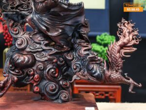 Đạt Ma Hàng Long Gỗ Trắc