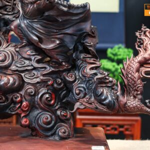 Đạt Ma Hàng Long Gỗ Trắc