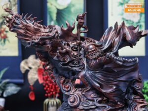 Đạt Ma Hàng Long Gỗ Trắc
