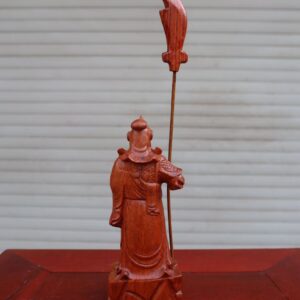Tượng Quan Công Để Ô Tô Gỗ Hương
