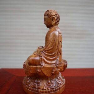 Tượng Phật Tổ Như Lai Gỗ Bách Xanh