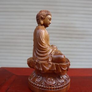 Tượng Phật Tổ Như Lai Gỗ Bách Xanh