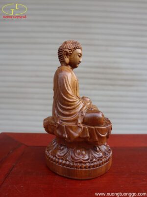 Tượng Phật Tổ Như Lai Gỗ Bách Xanh
