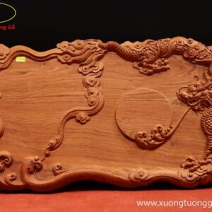 Khay Trà Rồng Gỗ Hương Đá