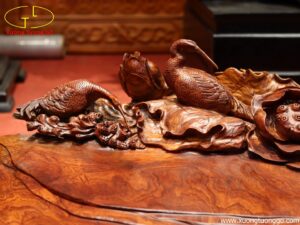 Khay Trà Đồi hạc Hoa Sen