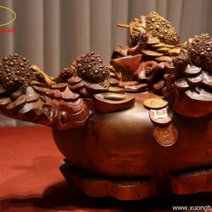 Ngũ Cóc Ngự Chum Tiền Gỗ Hương