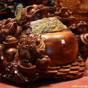 Tượng Ngũ Cóc Ngự Chum Tiền