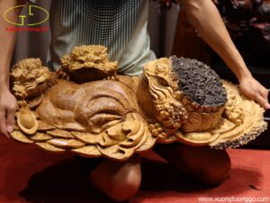 Tượng Tam Cóc Chấn Chum Tiền