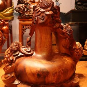 Ngũ Cóc Chấn Lục Bình Gỗ Hương