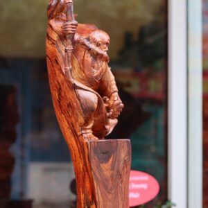 Tượng Đạt Ma Múa Võ Gỗ Cẩm Lai