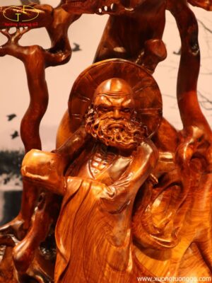 Tượng Đạt Am Đứng Cây Tùng