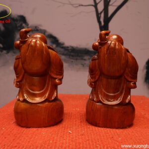 Tượng Di Lặc Đứng Bao Gỗ Hương