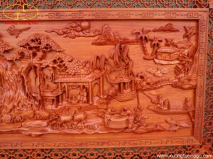 Tranh Gỗ Đồng Quê