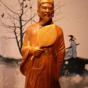Tượng Không Minh Gỗ Bách Xanh 60
