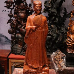 Tượng Khổng Minh Gỗ Hương 60