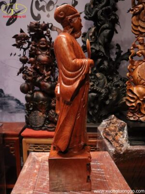 Tượng Khổng Minh Gỗ Hương 60