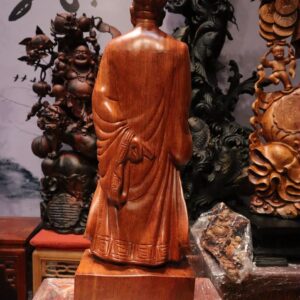 Tượng Khổng Minh Gỗ Hương 60
