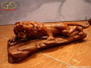 Tượng Hổ Gỗ Sưa Đỏ