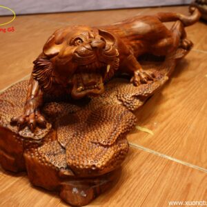 Tượng Hổ Gỗ Sưa Đỏ