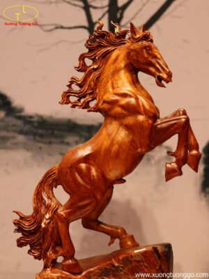 Tượng Độ Mã Gỗ Hương