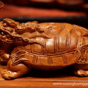 Tượng Long Quy Gỗ Hương