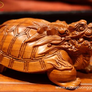 Tượng Long Quy Gỗ Hương