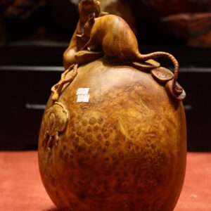 Tượng Song Chuột Đứng Bao Tiền