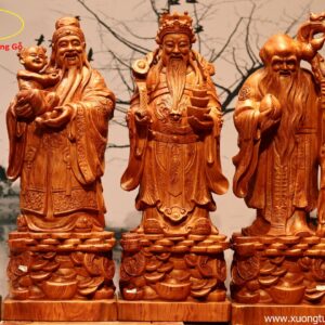 Tượng Tam Đa Vip Gỗ Hương 70