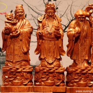 Tượng Tam Đa Vip Gỗ Hương 70