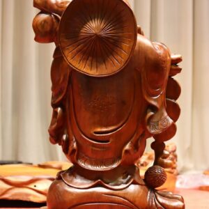 Tượng Phật Di Lặc Đứng Bao Tiền Gỗ Hương