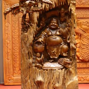 Tượng Phật Di Lặc Tam Tiểu Đứng Long Quy