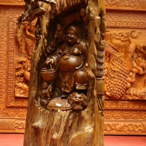Tượng Phật Di Lặc Tam Tiểu Đứng Long Quy