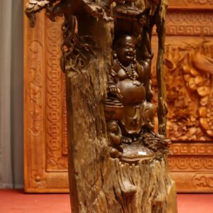 Tượng Phật Di Lặc Tam Tiểu Đứng Long Quy