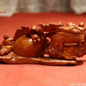 Tượng Phật Di Lặc Kéo Bao Tiền Ngũ Tiểu