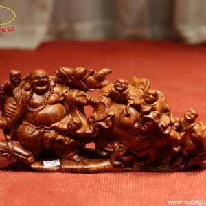 Tượng Phật Di Lặc Kéo Bao Tiền Ngũ Tiểu