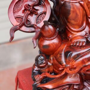 Tượng Di Lặc Tam Tiểu Ngồi Cây Tùng