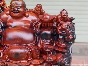Di Lặc Ngũ Tiểu Ngồi Trắc Đỏ Đen