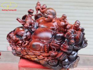Di Lặc Ngũ Tiểu Ngồi Trắc Đỏ Đen