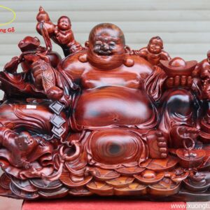 Di Lặc Ngũ Tiểu Ngồi Trắc Đỏ Đen