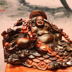 Tượng Di Lặc Hai Tiểu Vác Đào