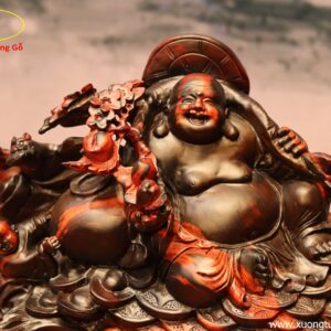Tượng Di Lặc Hai Tiểu Vác Đào