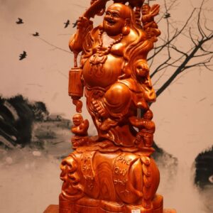 Tượng Di Lặc Ngũ Tiểu Gánh Gậy