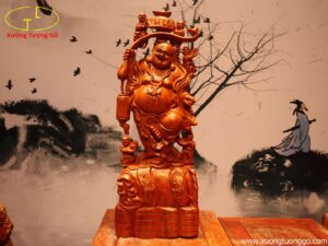 Tượng Di Lặc Ngũ Tiểu Gánh Gậy