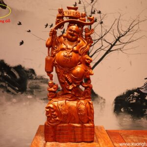 Tượng Di Lặc Ngũ Tiểu Gánh Gậy