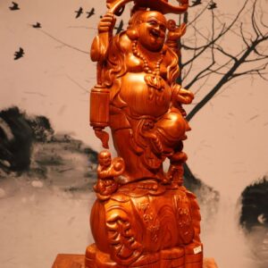 Tượng Di Lặc Ngũ Tiểu Gánh Gậy