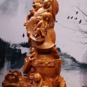 Tượng Phật Di Lặc Ngũ Tiểu Vác Đào Cao 80