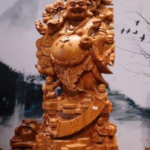 Tượng Phật Di Lặc Ngũ Tiểu Vác Đào Cao 80