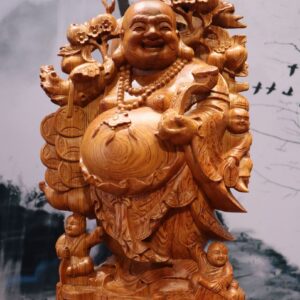 Tượng Phật Di Lặc Ngũ Tiểu Vác Đào Cao 80